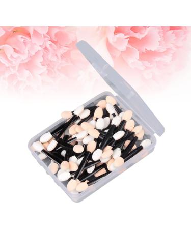 LALAFINA Eye Makeup 100 Pcs Eyeshadow Disposable Dual Sided Cosmetic Eye Shadow Makeup Application Makeup Tools Oval Makeup Size 1x2pcs Blackx2pcs - Buy Online on GoSupps.com