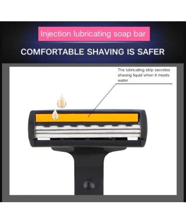 Men's Classic Manual Razor - Vintage Water Wash Sharp Blade Antiscratch Three Layer - Multi Head Change Orange | International Shipping - Buy Online on GoSupps.com