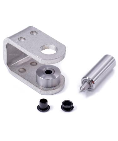 Eyelet Setting Tool & Eyelet Combo - (1)  #8 3-Piece Eyelet Setting Tool (1/4 Inch)  + (100) #8-9 Black Eyelets (1/4 Inch Diameter) - for Holster Making  Sewing  Tents  Banners  Sails  etc. (#8 Setting Tool) + (100)(8-9 Black Eyelets) - Buy Online on GoSupps.com