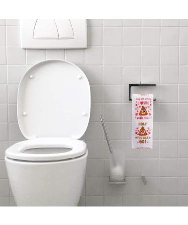 60th Birthday Prank Toilet Paper Gift for Men and Women - Funny Decorations and Party Supplies - Novelty Gag Present for Friends and Family - Buy Online on GoSupps.com
