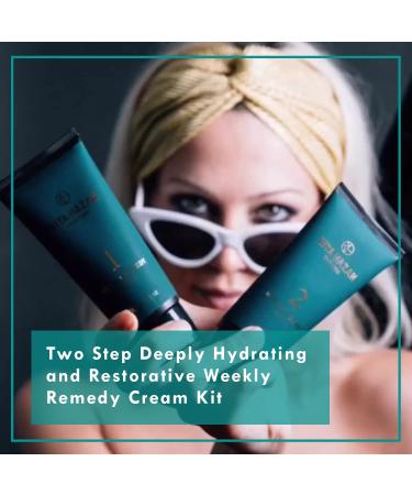 Rita Hazan Two Step Weekly Remedy Cream Kit for Color Treated Hair - Hydrating & Restorative Treatment for Dry, Frizzy Hair - Buy Online on GoSupps.com