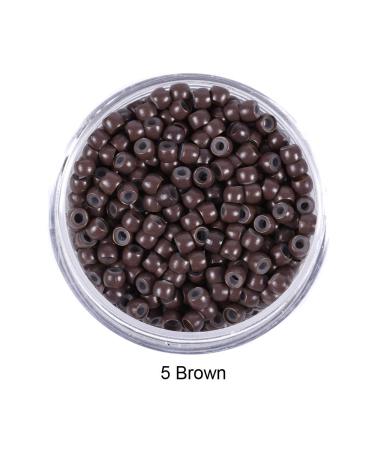 Premium Hair Extension Set - Microring Pliers Nano-Rings 500 Brown Pieces for Effortless Hair Styling - Buy Online on GoSupps.com