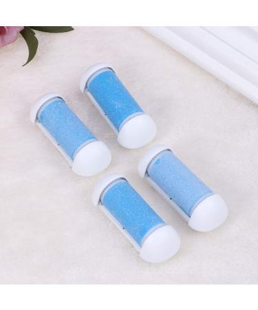 Solustrie 6 Pack Rough Replacement Roller Heads for Pedi Perfect - Effective Pedicure Tool for Hard Skin & Corn Removal - Pink & Blue - Buy Online on GoSupps.com