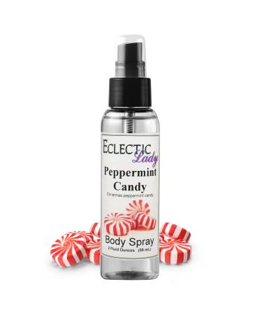 Peppermint Candy Body Spray 2 ounces Body Mist for Women with Clean Light & Gentle Fragrance Long Lasting Perfume with Comforting Scent for Men & Women Cologne with Soft Subtle Aroma For Daily 2 Fl Oz (Pack of 1)