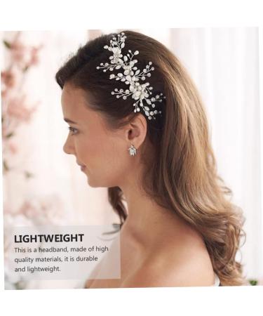 FRCOLOR 1pc Hair Comb Wedding Hair Accessories for Pearl Hair Accessories Hair Clip Wedding Headwear Jewelry Crystal Side Comb Bride Headpieces for Wedding Rhinestones Miss Diamond Alloy - Buy Online on GoSupps.com