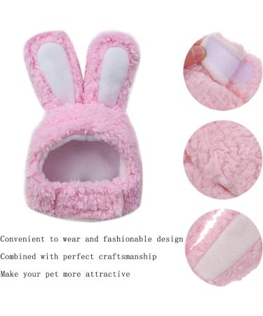 LZZEM 2PCS Pet Headwear Hat Cute Costume Bunny Rabbit Hat with Ears Pet Cap Party Costume Headwear Rabbit Hat Headband for Cats and Small Dogs Kitten Puppy Party Costume Accessory - Buy Online on GoSupps.com
