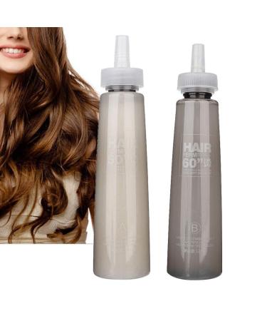 Perm Solution, Perm Lotion And Neutraliser Kit 2Pcs 120Ml Professional Long Lasting Perm Water Hair Perm Liquid For Hair Salon Hair Perm Kit