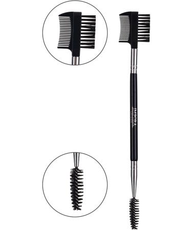 Impora London Eyebrow and Eyelash Makeup Tools - Shape, Groom, Define - Angled Liner Brush Spoolie for Lash and Brows - Buy Online on GoSupps.com