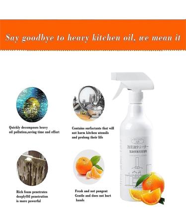 Splash Foam Spray Multi-Purpose Kitchen Cleaner Foam Spray for Remove Grease and Stubborn Stains Multifunctional The Formula is Mild Safe and Does Not Hurt Hands - Buy Online on GoSupps.com