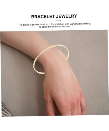 CALLARON 24 Pcs Bohemian Bracelet Maid of Honor Gifts Goldendoodle Gifts Gold Rhinestone Bracelet Ladies Bracelet Gold Rhinestone Bangle Wedding Favors Boho Gifts Miss Alloy Decorate Wrist 7X7X0.3CMx4pcs Goldenx4pcs - Buy Online on GoSupps.com