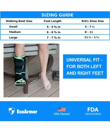 ExoArmor Pediatric Walking Boot - Lightweight Support for Children (Large) - Buy Online on GoSupps.com