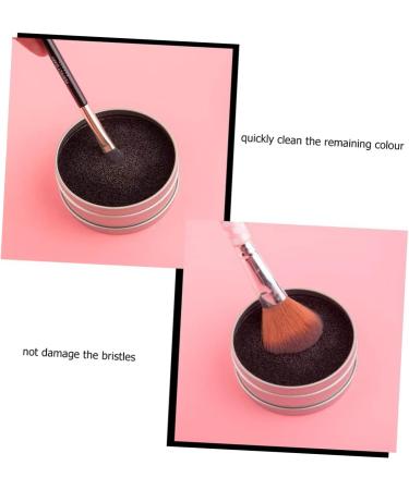 Ipetboom 1 Set Makeup Sponge Tools Makeup Brush Cleaner Sponge Eyeshadow Brush Cleaner Color Removal Cleaner Sponge Dry Sponges Quick Cleaner Sponge The Lazy Activated Carbon Sponge Make up - Buy Online on GoSupps.com