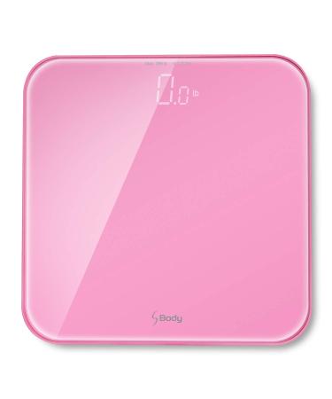 VisionTechShop S Body High Precision Ultra Wide Digital Body Weight Bathroom Scale up to 396lb/180kg, Super-Clear Large LED Display,"Step-On" Technology, Pink Pink - 1 scale - Buy Online on GoSupps.com