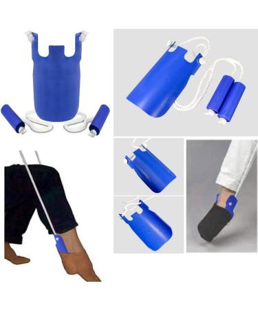 Stocking Puller for Seniors | Easy Sock Aid for Disabled - Blue - Buy Online on GoSupps.com