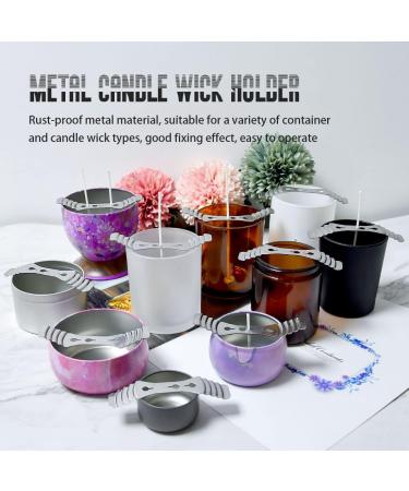 20pcs Stainless Steel Candle Wick Holders - Metal Centering Devices for DIY Candle Making - Buy Online on GoSupps.com