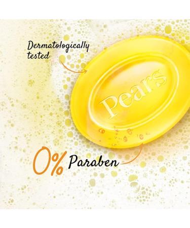 Pears Naturale Vitamin C Bathing Bar 4x125g - Refreshing & Radiant Skin | 100% Natural Ingredients - Buy Online on GoSupps.com