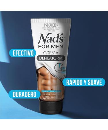  Nad's For Men Nad's For Men Hair Removal Cream for Men's Body Chest Back Legs and Arms 200 ml - Buy Online on GoSupps.com