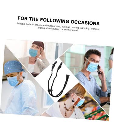 Gatuida Glasses 3-Pack Mask Hook Earrings with Plastic Rope - Protective Neck Hanging for Masks - Buy Online on GoSupps.com