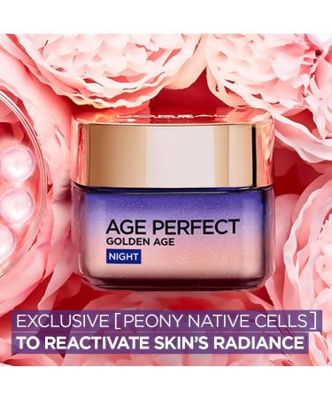 L'Oreal Paris Age Perfect Golden Age Cooling Night Cream 50ml - For Mature Skin - Buy Online on GoSupps.com