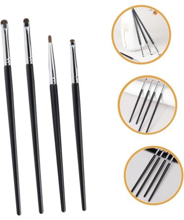 FOYTOKI 4pcs eye makeup kit eye liner brush for makeup eyeshadow brush eye precision brush - Buy Online on GoSupps.com