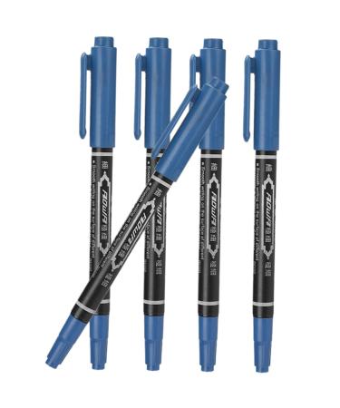 FRCOLOR 5pcs White -safe Surgery Pen Pen Grease Pen Eyebrow Pencil 13.9x1.8cm Blue