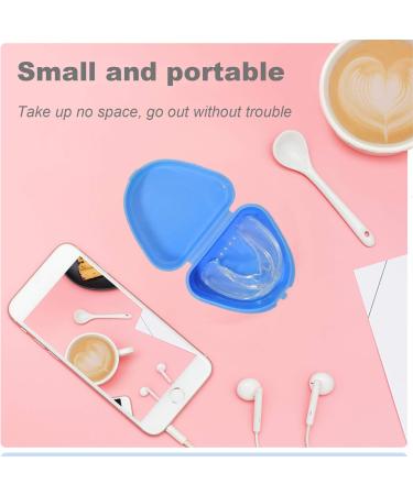 Prosthesis & Denture Box - Secure Container for False Teeth | Durable Dental Cup in White & Blue - Buy Online on GoSupps.com
