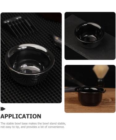 Beaupretty 3-Piece Shaving Bowl Set - Plastic Soap Brush & Cup for Beard Grooming & Hairdressing - Ideal for Razor Soap Cream - Buy Online on GoSupps.com