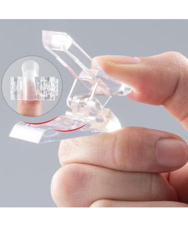 POPETPOP 1 Set nail extension set clear fake nail tips clear acrylic nail tips nail extension forms extension nail gel Manicure Extension False Nail pedicure brush plastic artificial 17.8x1.2cm As Shown - Buy Online on GoSupps.com