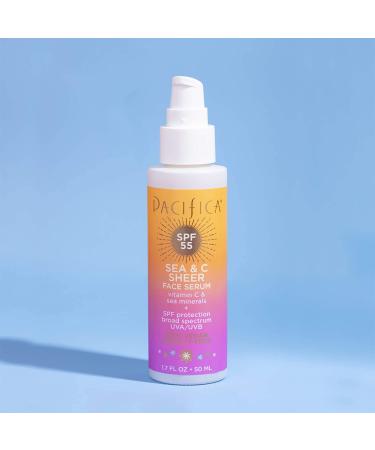 Pacifica Sea & C Sheer Face Serum SPF 55 - Unisex 1.7 oz - Buy Online on GoSupps.com