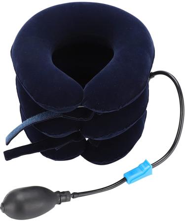 Blue Breathable Rucking Neck Expansion Device - Cervical Hurrica for Home Use Soft Tissue Support Easy to Wear - Free Size - Buy Online on GoSupps.com
