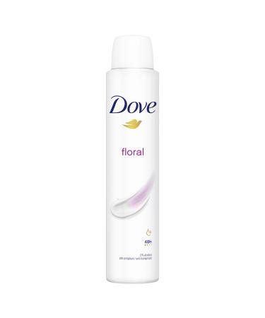 Dove Floral Anti-perspirant Deodorant Spray pack of 6 with moisturising cream for 48 hours of protection 200 ml Packaging/label may vary Fresh 200 ml (Pack of 6) - Buy Online on GoSupps.com