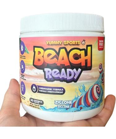 Yummy Sports Beach Ready Fat Burner Supplement - Stimulant Free Pre Workout Powder For Men & Women - Promote Weight Loss Improves Metabolism - 180g 30 Serving - Ziclone - Buy Online on GoSupps.com