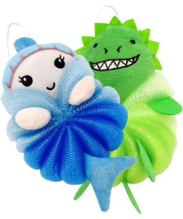 NOLITOY 8 Pcs Children's Bath Ball & Mesh Brush Set - Soft Loofah Body Wash Sponge for Babies & Newborns - Ideal Shower Supplies for Family Hygiene - Buy Online on GoSupps.com