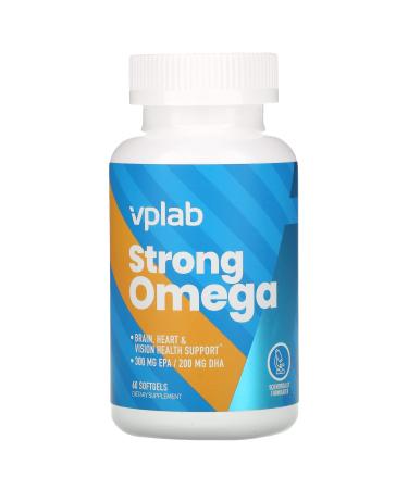 Vplab Strong Omega 60 Softgels