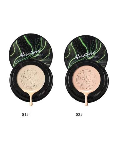 Oyria Mushroom Head Air Cushion CC Cream | BB Cream Concealer Foundation & Moisturizing Makeup Sponge for Effortless Natural Look - Buy Online on GoSupps.com