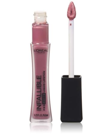 L'Oreal Paris Infallible Pro Matte Liquid Lipstick - Up to 16HR Wear Petal Potion 0.21 fl oz 372 Petal Potion 0.21 Fl Oz (Pack of 1)