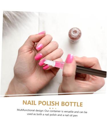 DRESSOOS lip gloss plastic nail oil pen polish bottle with brush manicure brush single hole finger oil empty cuticle oil pens reusable cuticle oil pen Bottled oil pen the brush - Buy Online on GoSupps.com