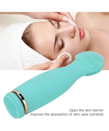 Qukaim Silicone Facial Cleansing Brush Electric Silicone Facial Cleansing Brush Green Remove Blackheads Dead Skin Face Scrubber 180 Characters - Buy Online on GoSupps.com