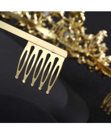 Lurrose Red Crystal Rhinestone Wedding Crown | Pageant Princess Tiaras & Hair Accessories - Buy Online on GoSupps.com