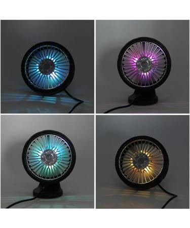 BESPORTBLE Black Fan Fans for Car Portable Fan Aromatherapy Fan Car Mini Cool Fan Small Fan Remover Summer 11X6.5cm Black Desktop Pattern - Buy Online on GoSupps.com