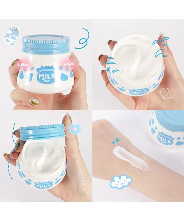 Face Milk Cream - Moisturizing & Nourishing Moisturizer | Hydrate Smooth Firm & Brighten Skin - Day & Night Cream for Women - Buy Online on GoSupps.com