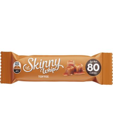 Skinny Whip Toffee & Chocolate Snack Bars 10x5x20g Toffee 15 Piece Set - Buy Online on GoSupps.com
