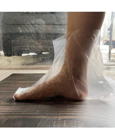 100pcs Disposable Boot Liners for Foot Pedicure & Paraffin Spa Treatment - Ideal for Hot Wax Therapy - Buy Online on GoSupps.com