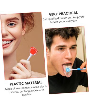 Healeved 4-Piece Nano Tongue Cleaning & Silicone Toothbrush Set - Adult Oral Care with Metal Spatula & Plastic Cleaner for Fresh Breath - Buy Online on GoSupps.com