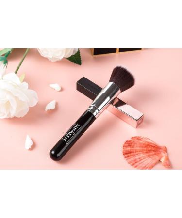 Kabuki Brush Flat Foundation Brush By MISKEEN Premium Quality Makeup Face Brush For Liquid Powder And Cream Perfect For Blending And Buffing Cosmetics Liquid Brush - Buy Online on GoSupps.com