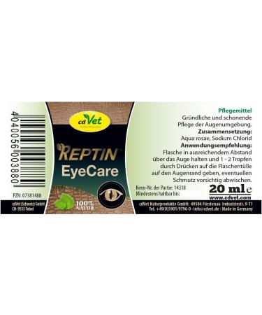 Reptin Eyecare 20ml - Soothing Eye Drops for Irritated Eyes | Fast International Shipping - Buy Online on GoSupps.com