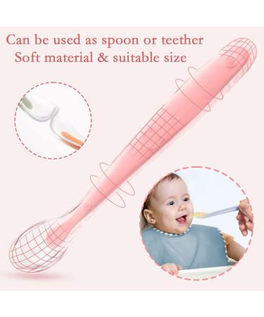 5Pcs Multicolor Silicone Baby Spoons for Infant Weaning & Toddlers - Baby Feeding & Learning Cutlery Set - Buy Online on GoSupps.com