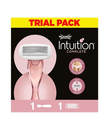 WILKINSON SWORD - Intuition Complete For Women | Skin Protect Gel with Smooth Glide | Razor Handle + 1 Razor Blade Refills - Buy Online on GoSupps.com