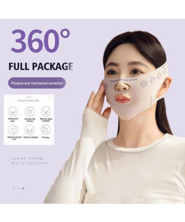 V- Face Lift Strap Chin and Cheek Lifting Bandage Chin Strap & Jawline Shaper Reduce Pwelling and Firm Skin Double Chin Strap Reusable Beauty Face and Chin Lift Mask bag 03 - Buy Online on GoSupps.com