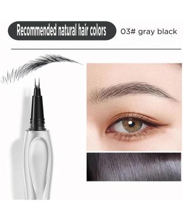 Eye Brow Pencil | Eyebrow Pencil Brow Liner Long-Lasting Brow Pencil Eyebrow Liner Waterproof Eyebrow Pen to Define Shape & Fill Brows 02# - Buy Online on GoSupps.com